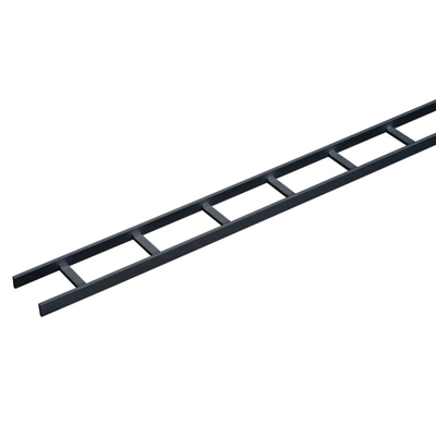 Imagen de Charola Tipo Escalerilla de Secciones Rectas, 12 in (305 mm) de Ancho, Travesaños a Intervalos de 9 in (229 mm), Tramo de 10 ft (3.05 m), de Acero, Color Negro
