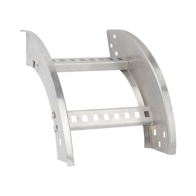 Imagen de Curva Vertical Exterior de Aluminio de 90° Perfil Z / Peralte 3 1/4" / Ancho 12" / Radio 8" / Incluye Tornillería (CHVE90EZ314R8X12AK)