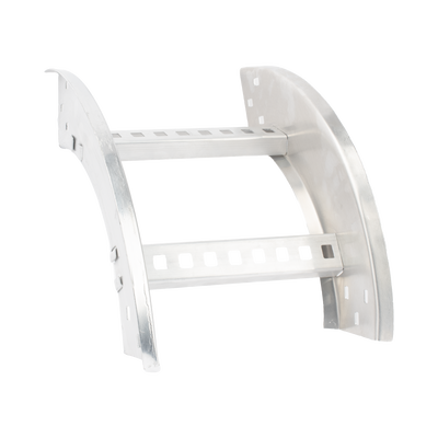 Imagen de Curva Vertical Exterior de Aluminio de 90° Perfil Z / Peralte 3 1/4" / Ancho 9" / Radio 8" / Incluye Tornillería (CHVE90EZ314R8X9AK)