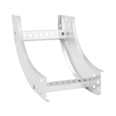 Imagen de Curva Vertical Interior de Aluminio de 90° Perfil Z / Peralte 3 1/4" / Ancho 9" / Radio 8" / Incluye Tornillería (CHVI90EZ314R8X9AK)