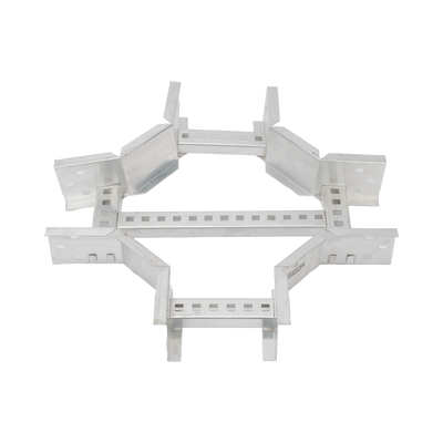 Imagen de Derivación "X" Horizontal de Aluminio Perfil Z / Peralte 3 1/4" / Ancho 6"/ Radio 8" / Incluye Tornillería (CHXHEZ314R8X6AK)