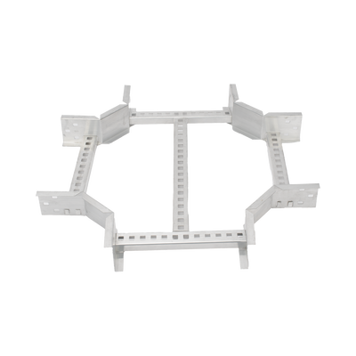 Imagen de Derivación "X" Horizontal de Aluminio Perfil Z / Peralte 3 1/4" / Ancho 9"/ Radio 8" / Incluye Tornillería (CHXHEZ314R8X9AK)