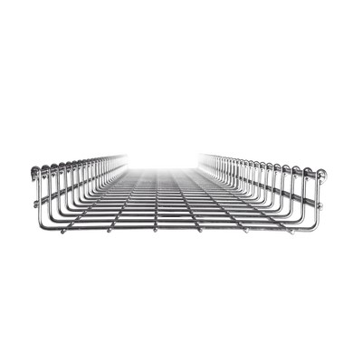 Imagen de Charola Tipo Malla 66/300 mm, Acabado Electro Zinc, Hasta 315 Cables Cat6, Tramo de 3 Metros