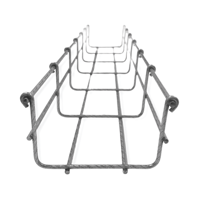 Imagen de Charola Bimetálica Tipo Malla 66/100 mm, Ideal Para Utilizarse al Exterior o Zonas Húmedas, Hasta 105 Cables Cat6, Tramo de 3 Metros