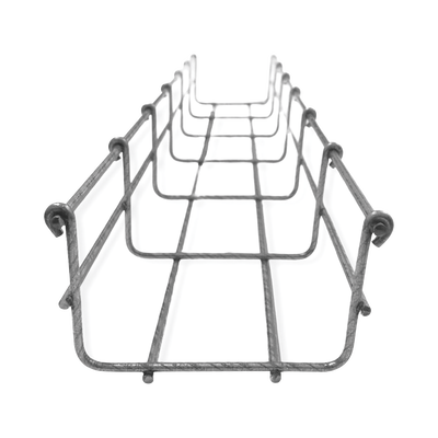 Imagen de Charola Bimetálica Tipo Malla 54/100 mm, Ideal Para Utilizarse al Exterior o Zonas Húmedas, Hasta 86 Cables Cat6, Tramo de 3 Metros