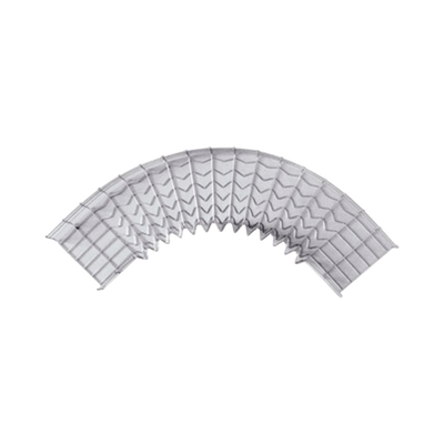 Imagen de Curva Pre-Fabricada Horizontal de 90° con medidas de 54 mm de Peralte y 200 mm Ancho (54/200 mm)