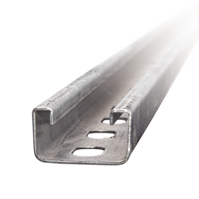 Imagen de Unicanal perforado 4x2, 3000 mm, con acabado Electro Zinc