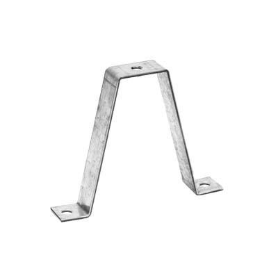 Imagen de Soporte doble para sujetador universal, ideal para instalación en techo, con acabado Electro Zinc para varilla de 1/4 y 5/16