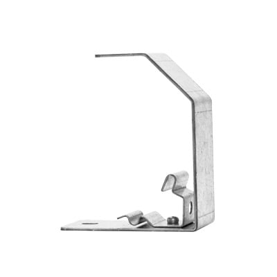 Imagen de Estribo de suspensión, suspende charolas de 50 y 100 mm de ancho, acabado Electro Zinc