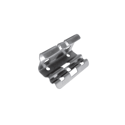 Imagen de Mini clip automático, para unir tramos de charola, con acabado Electro Zinc