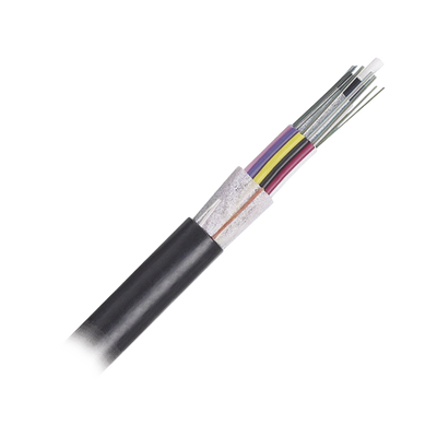 Imagen de Cable de Fibra Óptica 24 hilos, OSP (Planta Externa), No Armada (Dieléctrica), MDPE (Polietileno de Media densidad), Multimodo OM4 50/125 Optimizada, Precio Por Metro