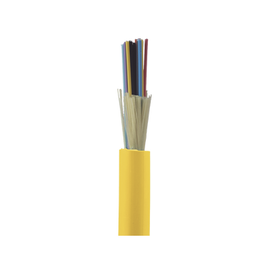 Imagen de Cable de Fibra Óptica de 24 hilos, Monomodo OS2 9/125, Interior, Tight Buffer 900um, No Conductiva (Dieléctrica), OFNP (Plenum), Precio Por Metro