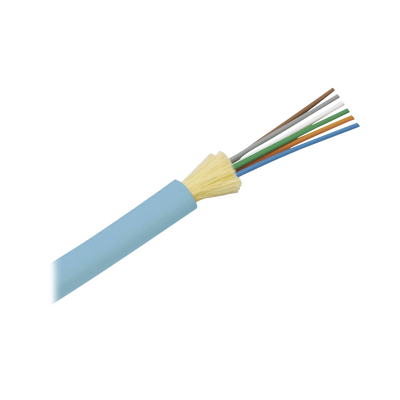 Imagen de Cable de Fibra Óptica de 12 hilos, Multimodo OM4 50/125 Optimizada, Interior, Tight Buffer 900um, No Conductiva (Dieléctrica), OFNR (Riser), Precio Por Metro