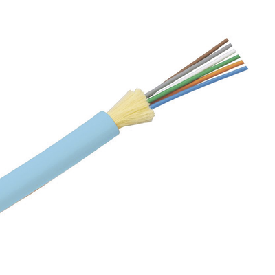 Imagen de Cable de Fibra Óptica de 6 hilos, Multimodo OM4 50/125 Optimizada, Interior, Tight Buffer 900um, No Conductiva (Dieléctrica), OFNP (Plenum), Precio Por Metro