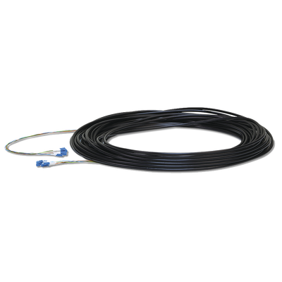 Imagen de FiberCable de 60 m (200ft) Monomodo (SM) con conectores LC, ideal para equipos EdgeRouter, EdgeSwitch y EdgePoint.