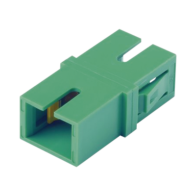 Imagen de Módulo Acoplador SC/APC Simplex, Para Fibra Monomodo, Color Verde