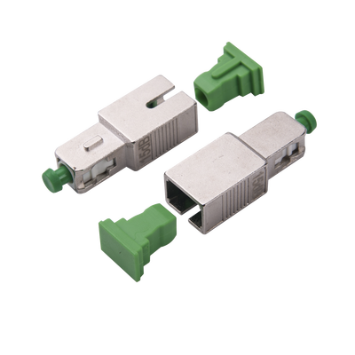 Imagen de Atenuador óptico macho-hembra con conector SC/APC de 15dB para fibra Monomodo
