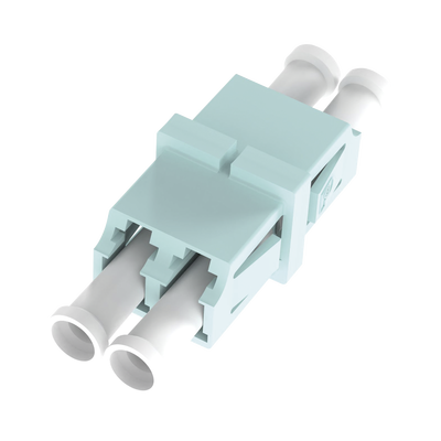 Imagen de Módulo Acoplador LC Duplex, Para Fibra Multimodo, Color Aqua