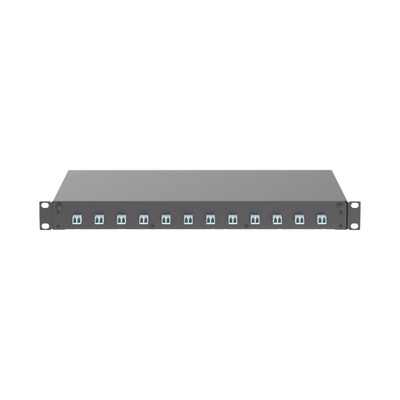 Imagen de Distribuidor de Fibra Óptica, Con 12 Conectores LC Duplex (24 Fibras), Para Fibra Multimodo OM3/OM4, 1 UR