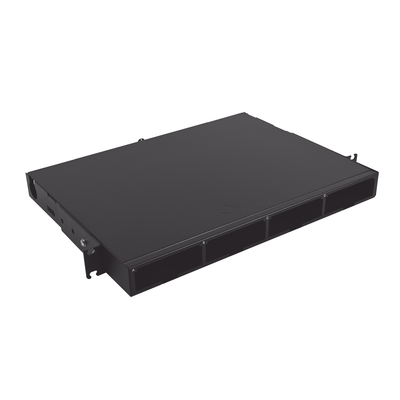 Imagen de Distribuidor de Fibra Óptica de Alta Densidad LigthVerse *Core* Para Rack de 19in, Acepta 4 Placas Plug and Play, Hasta 96 Fibras, 1 UR
