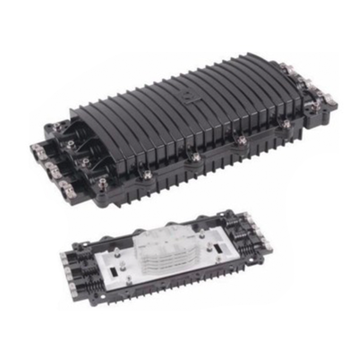 Imagen de Caja de Distribución de Fibra Óptica Horizontal, hasta 96 empalmes, Exterior IP68, 3 Puertos de entrada y Salida