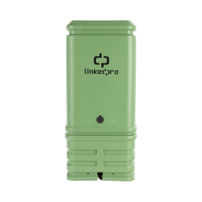 Imagen de Pedestal para Cajas de Empalme de Fibra Óptica tipo Cubo Color Verde con Bracket Estandar (No incluye caja de empalme)