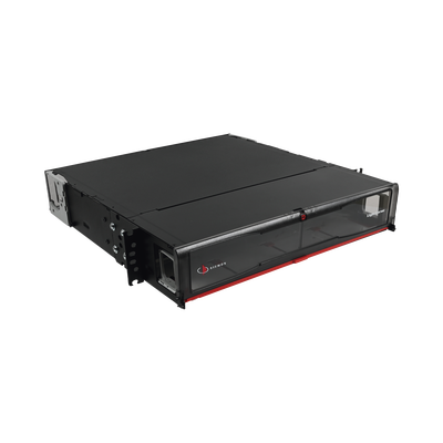 Imagen de Distribuidor de Fibra Óptica de Alta Densidad LigthVerse *Pro* Para Rack de 19in, Acepta 8 Placas Plug and Play, Hasta 192 Fibras, 2 UR