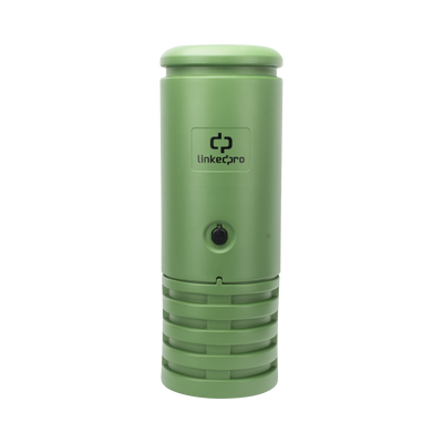 Imagen de Pedestal para Cajas de Empalme de Fibra Óptica Cilíndrico Color Verde con Bracket Estandar (No incluye caja de empalme)