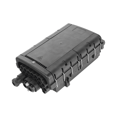 Imagen de Caja de Distribución de Fibra Óptica para 48 empalmes con 16 acopladores SC/APC, enterrado directo, IP68