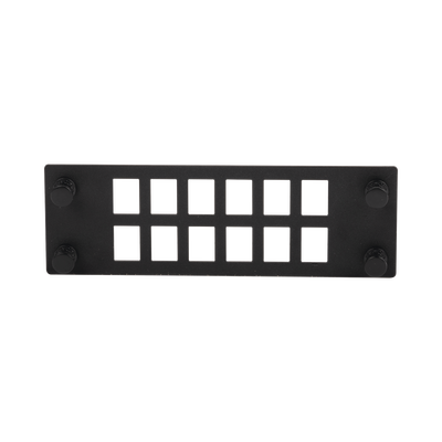 Imagen de Placa Para 12 Adaptadores de Fibra Óptica, Uso con Gabinetes FPONE3 y FPONE4