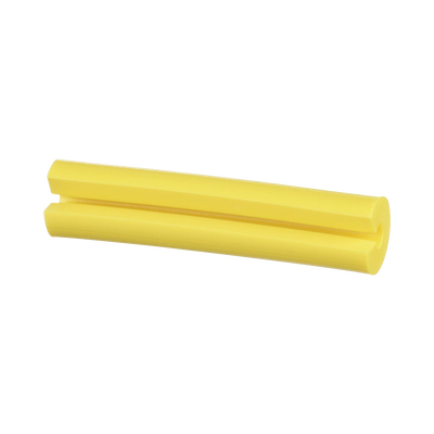 Imagen de Manguito Porta Etiquetas de Identificación, Para Fibra Simplex de 2 mm, 1 in de Largo, Color Amarillo, Paquete de 100pz