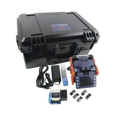 Imagen de Fusionadora de Fibra Óptica de Alineación por Núcleo con 6 Motores con Perdida Típica (SM); 0.01 dB (MM); 0.04 dB)
