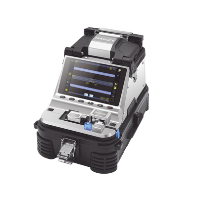 Imagen de Fusionadora de Fibra Óptica MultiModo y MonoModo / 6 motores / Alineación por Núcleo / OPM + VFL / Cleaver Eléctrico de Gran Precisión