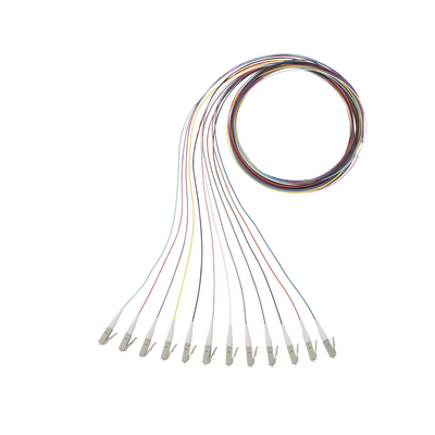 Imagen de Kit de 12 Pigtails con Conector LC, Multimodo 50/125 OM3, 900um, de 1 Metro