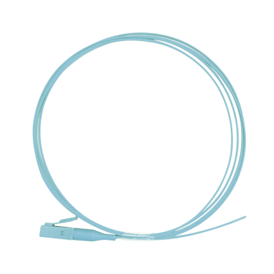 Imagen de Pigtail de Fibra Óptica Simplex LC, PVC, OM3 50/125, Aqua, 1 metro