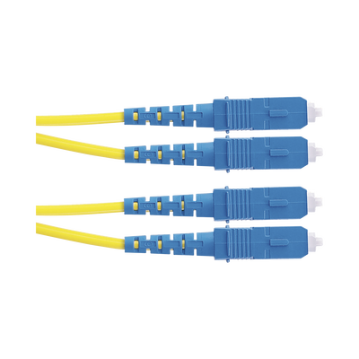 Imagen de Jumper de Fibra Optica Monomodo 9/125 OS2, SC-SC Duplex, OFNR (Riser), Color Amarillo, 5 Metros