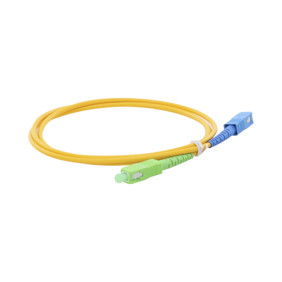 Imagen de Jumper de Fibra Óptica Monomodo SC/APC-SC/UPC Simplex de 1 metro, 3mm