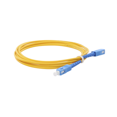 Imagen de Jumper de Fibra Óptica Monomodo SC/UPC-SC/UPC Simplex de 2 metros,  3mm
