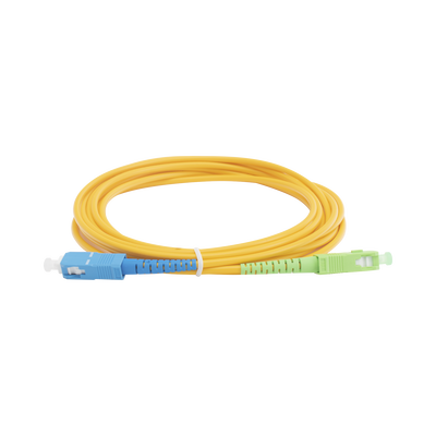 Imagen de Jumper de Fibra Óptica Monomodo SC/APC-SC/UPC Simplex de 3 metro, 3mm