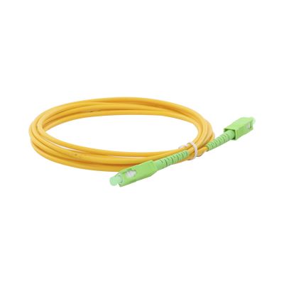 Imagen de Jumper de Fibra Óptica Monomodo SC/APC-SC/APC Simplex de 3 metros, 3mm