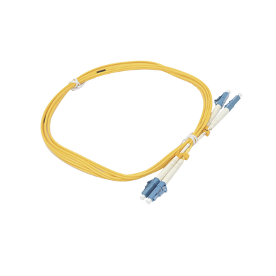 Imagen de Jumper de Fibra Óptica Duplex, Monomodo, con Conectores LC/UPC-LC/UPC, 2 metros