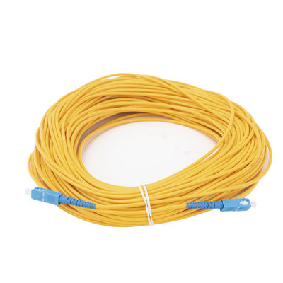 Imagen de Jumper de Fibra Óptica Monomodo SC/UPC-SC/UPC Simplex de 50 metros,  3mm