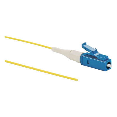 Imagen de Pigtail de Fibra Óptica LC Simplex, Monomodo OS2 9/125, 900um, Color Amarillo, 1 Metro
