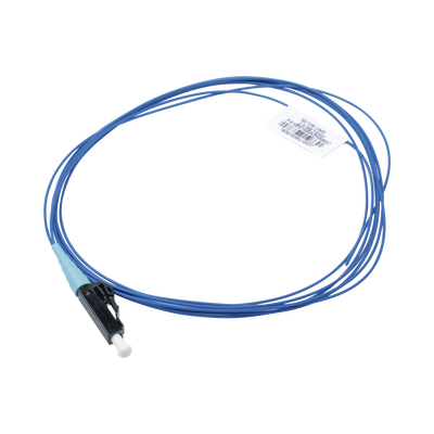 Imagen de Pigtail de Fibra Óptica LC Simplex, Multimodo OM3 50/125, 900um, Color Aqua, 2 Metros