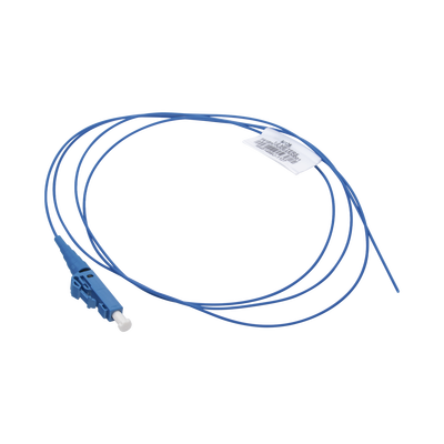 Imagen de Pigtail de Fibra Óptica LC Simplex, Monomodo OS2 9/125, 900um, Color Azul, 2 Metros