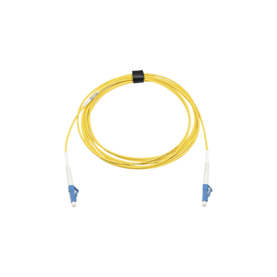 Imagen de Jumper de Fibra Óptica Monomodo (OS2), XGLO, Riser, LC/UPC-LC/UPC Simplex, ONFR, Color Amarillo, 3 Metros