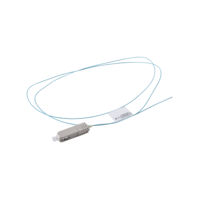 Imagen de Pigtail de Fibra Óptica SC Simplex, Multimodo OM3 XGLO 50/125, OFNR, Color Aqua, 1 Metro
