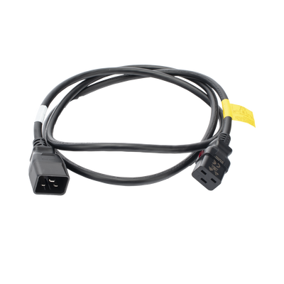Imagen de Cable de Alimentación Eléctrica Con Bloqueo de Seguridad, de IEC C19 a IEC C20, 1.8 Metros de Largo, Color Negro, 1 Pieza