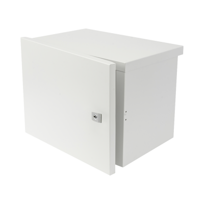 Imagen de Gabinete para instalación de 2 Baterías PL4012, Fabricado en Lámina Galvanizada, Opción para montar en poste (No incluido)