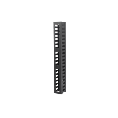 Imagen de Organizador de Cable Vertical de 21 Unidades Rack Sencillo, Compatible con Racks Serie EIRL y EIQR